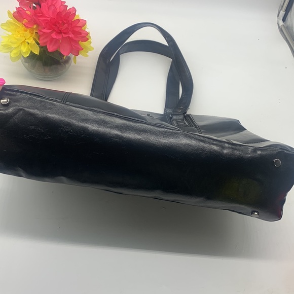 Kenneth Cole Reaction computer Tote Bag style 9959-52bk TRIPLE GUSSET 15.4". - Picture 3 of 16